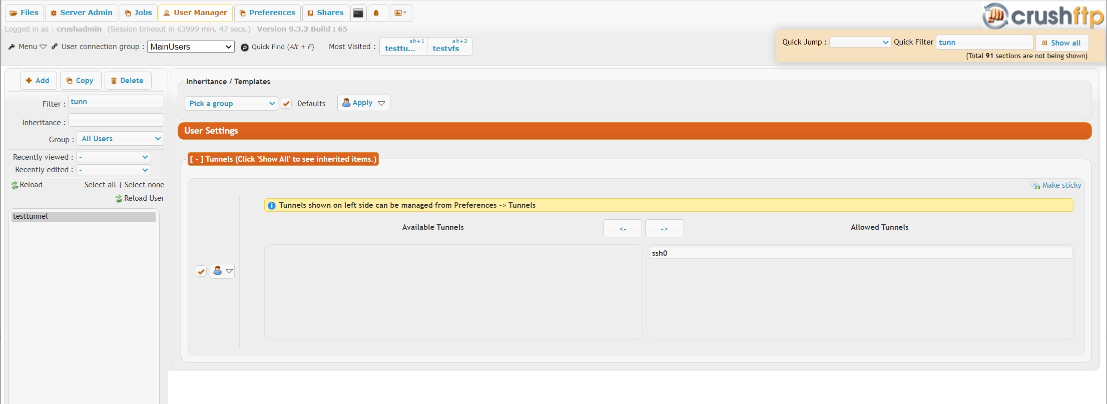 Crush10wiki SSH Tunnel